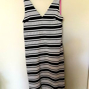 Betsey Johnson Black and White, size 14, cotton dress, worn twice